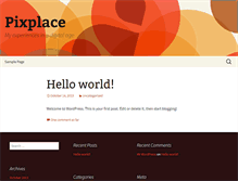 Tablet Screenshot of pixplace.com